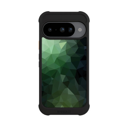 Google Pixel 10 NIVOmax Polygonal Mosaic Green
