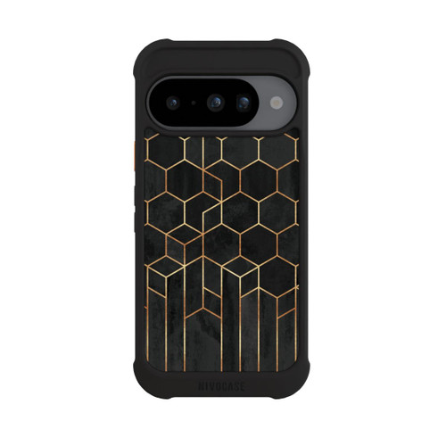 Google Pixel 10 NIVOmax Hexagones noirs