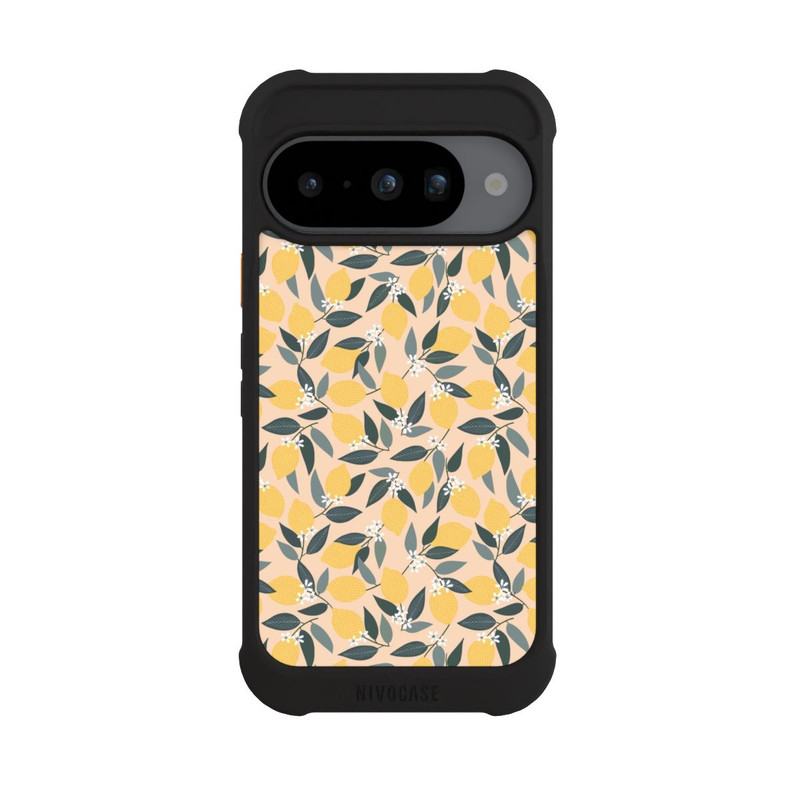 Pixel 10 NIVOmax Rosa Zitronen-Muster