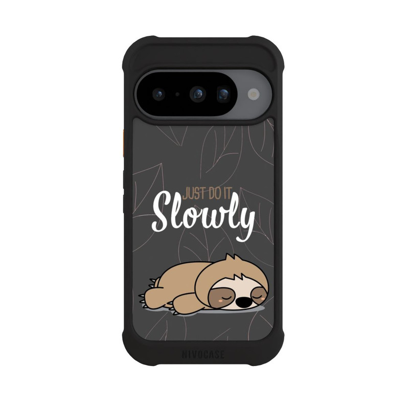 Pixel 10 NIVOmax Just Do It Slowly Sloth Grey