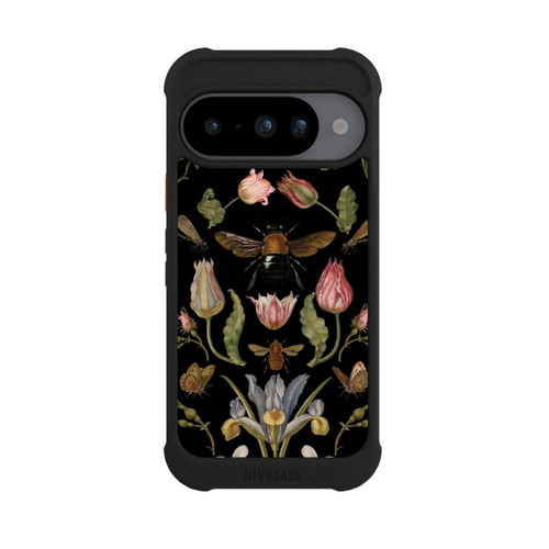 Google Pixel 10 NIVOmax Wildblumen und Biene Schwarz