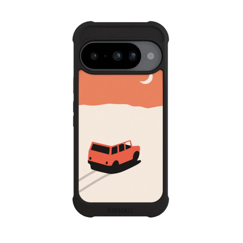 Google Pixel 10 NIVOmax Voiture dans le désert