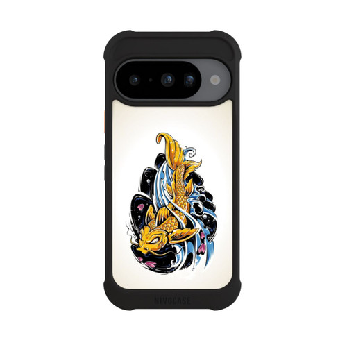 Google Pixel 10 NIVOmax Japanese Fish Illustration 
