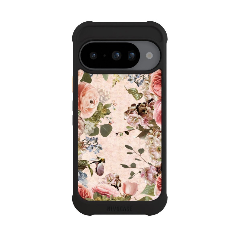 Pixel 10 NIVOmax Cadre floral pivoines pastel