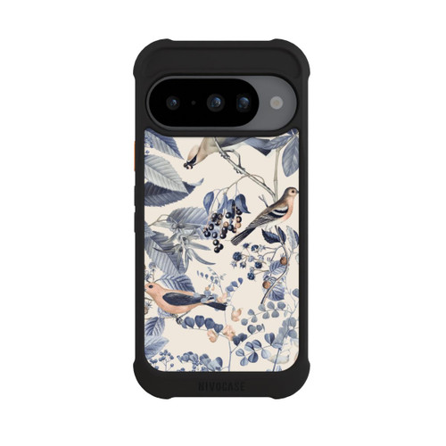 Google Pixel 10 NIVOmax Vögel und Beeren in Beige