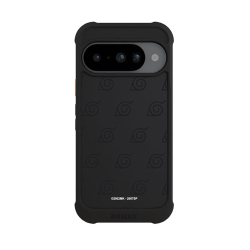 Google Pixel 10 NIVOmax Konoha Pattern Noir sur Fond Transparent