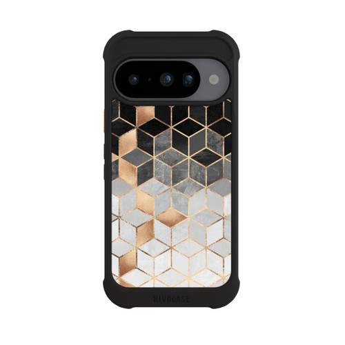 Google Pixel 10 NIVOmax Cubes Sombres &amp; Dorés