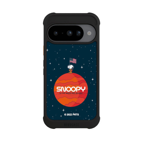 Google Pixel 10 NIVOmax Snoopy Voyageur de l'espace Orange