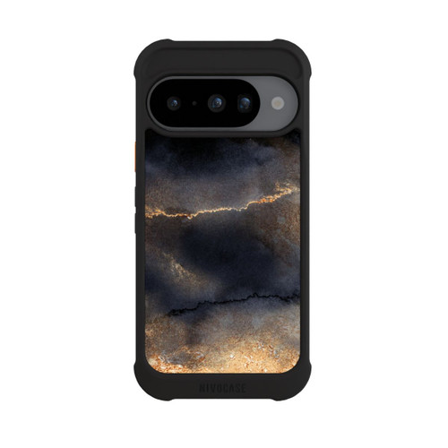 Google Pixel 10 NIVOmax Schwarzer Marmor Goldstaub Look