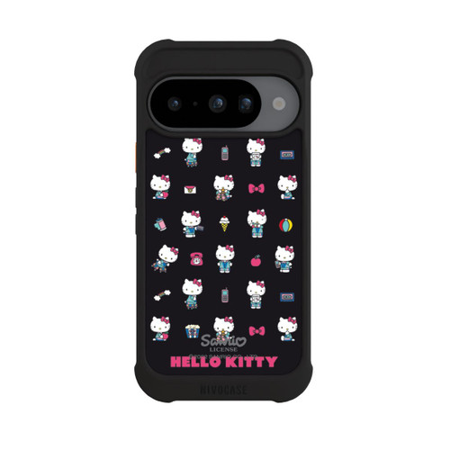Google Pixel 10 NIVOmax Hello Kitty 90s Schwarz