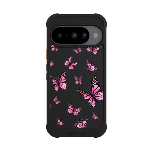 Google Pixel 10 NIVOmax Schmetterlinge pink
