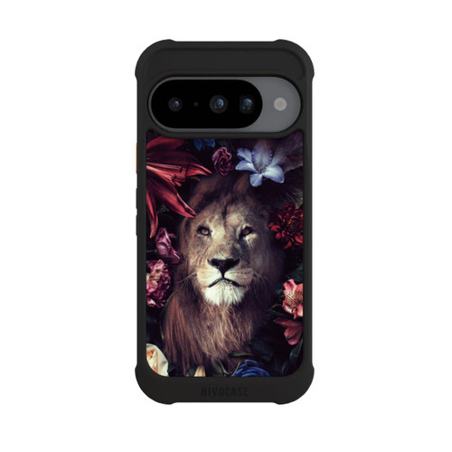 Google Pixel 10 NIVOmax Löwe Blumenrahmen