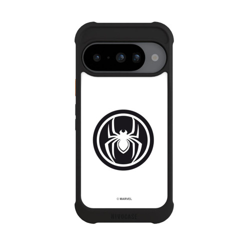 Google Pixel 10 NIVOmax Spider-Man Spider Logo White