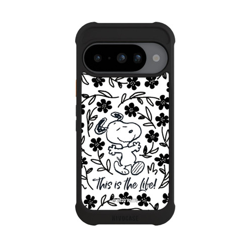 Google Pixel 10 NIVOmax Snoopy This Is The Life Noir &amp; Blanc