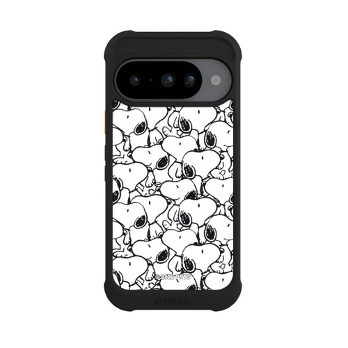 Google Pixel 10 NIVOmax Snoopy Pattern Noir &amp; Blanc
