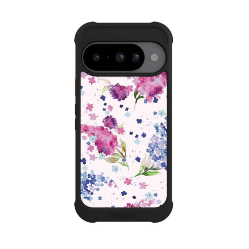 Google Pixel 10 NIVOmax Hortensias Floraux Lilas Rose