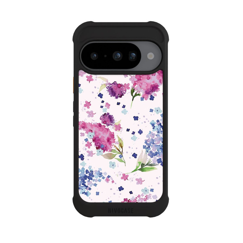 Pixel 10 NIVOmax Hortensias Floraux Lilas Rose