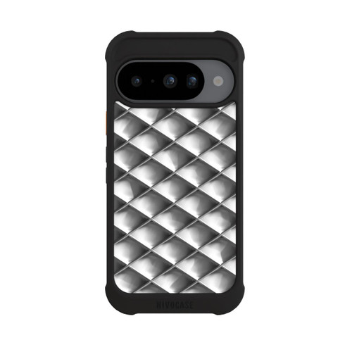 Google Pixel 10 NIVOmax Carrés argentés Glamour