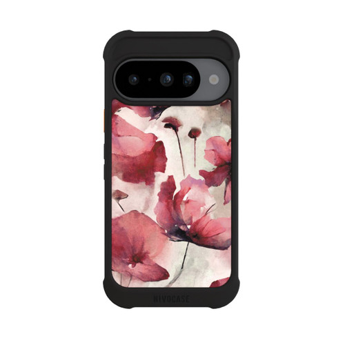 Google Pixel 10 NIVOmax Wilde Mohnblumen