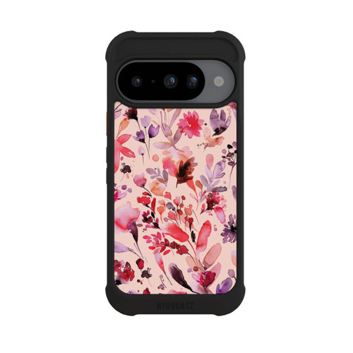 Google Pixel 10 NIVOmax Künstlerische Blumen Viva Magenta