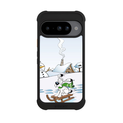 Google Pixel 10 NIVOmax Idéfix fait du traîneau