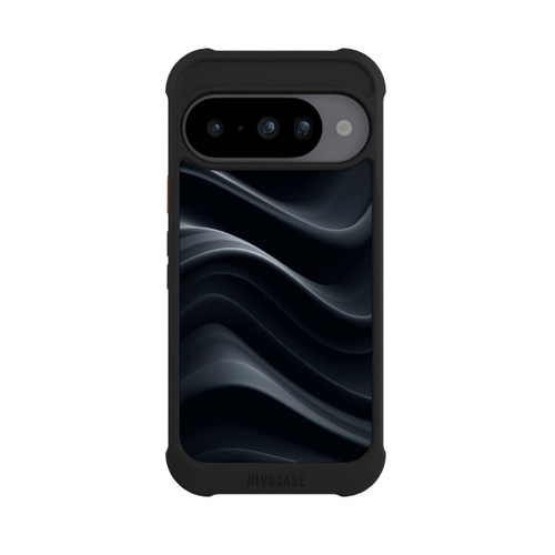 Google Pixel 10 NIVOmax Black Waves Texture