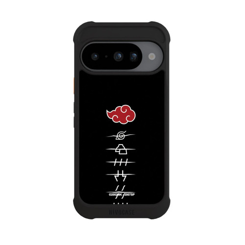 Google Pixel 10 NIVOmax Symboles des membres de l'Akatsuki noirs