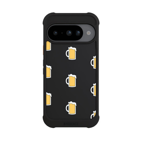 Google Pixel 10 NIVOmax Beer Glass Pattern Illustration