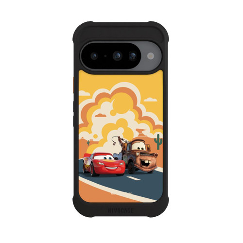 Google Pixel 10 NIVOmax Disney Cars Lightning McQueen Und Hook on the Road