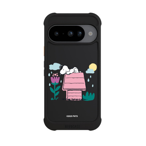 Google Pixel 10 NIVOmax Snoopy Chenil Printemps transparent