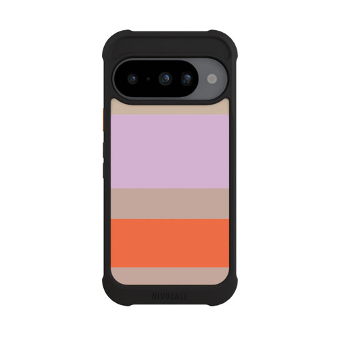 Google Pixel 10 NIVOmax Moca Lila Orange Stripes