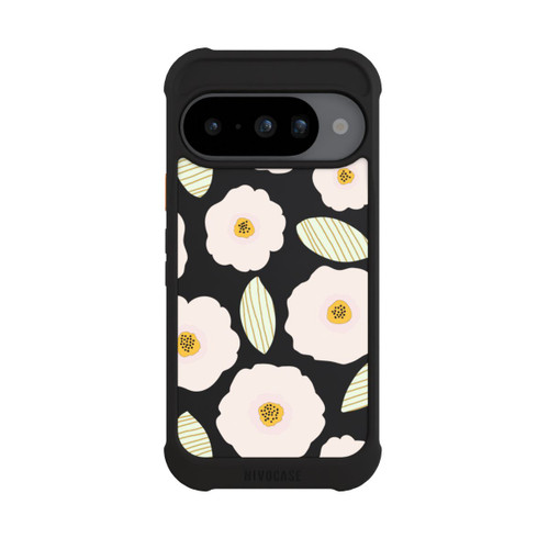 Google Pixel 10 NIVOmax Simple Pastell Flowers Light Transparent