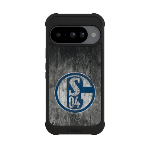 Google Pixel 10 NIVOmax Schalke 04 Holz Look