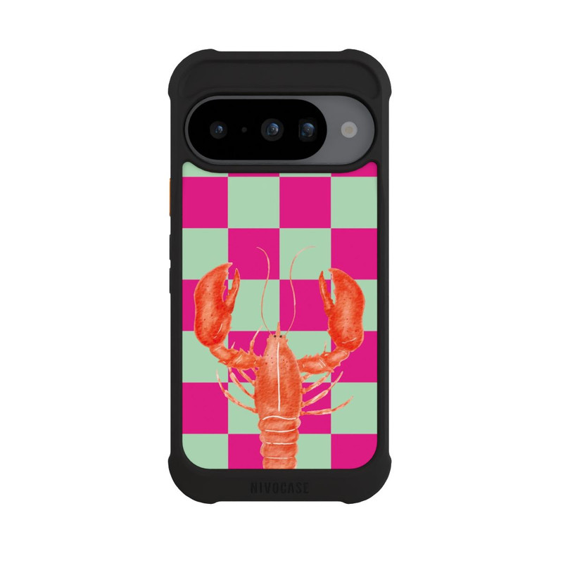Pixel 10 NIVOmax Pink Checkers Lobster