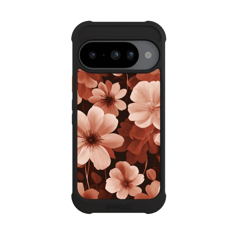 Pixel 10 NIVOmax Rote Negativblumen mit KI