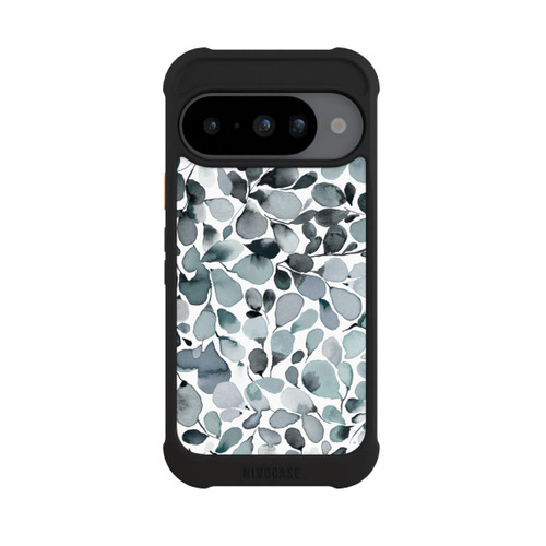 Google Pixel 10 NIVOmax Eucalyptus Watercolor Leaves Grey