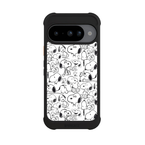 Google Pixel 10 NIVOmax Classic Snoopy Pattern White