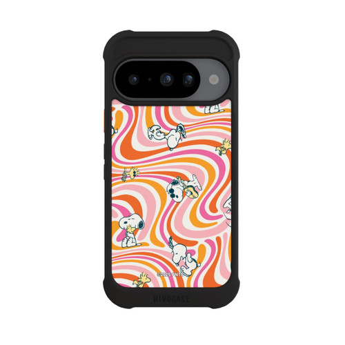 Google Pixel 10 NIVOmax Peanuts Hippie Pattern Orange