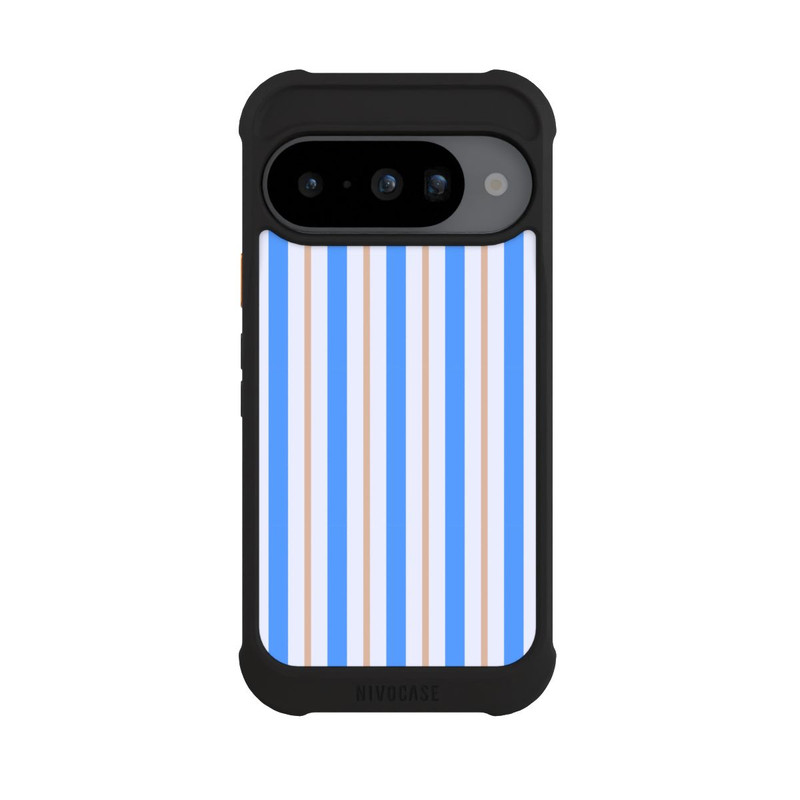 Pixel 10 NIVOmax Streifen Blau Beige