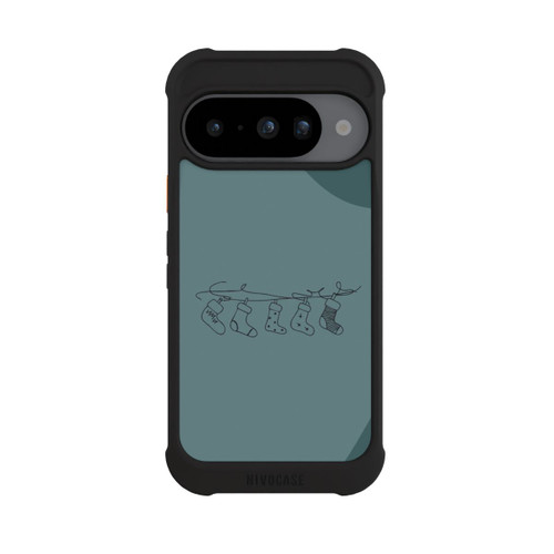 Google Pixel 10 NIVOmax Chaussettes de Noël Line Art Minimaliste