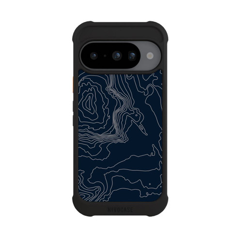 Google Pixel 10 NIVOmax Berg Höhenlinien Dunkel
