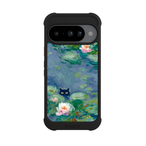 Google Pixel 10 NIVOmax Katze im Teich Gemälde