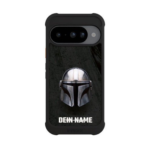 Google Pixel 10 NIVOmax Star Wars Mandalorian Black Helmet personnalisable
