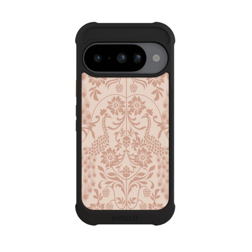 Google Pixel 10 NIVOmax Vintage Peacock Garden Arts and Crafts Floral