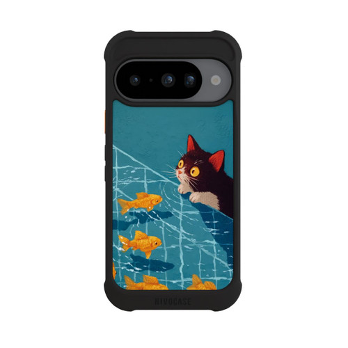 Google Pixel 10 NIVOmax Cat in a Pool with AI