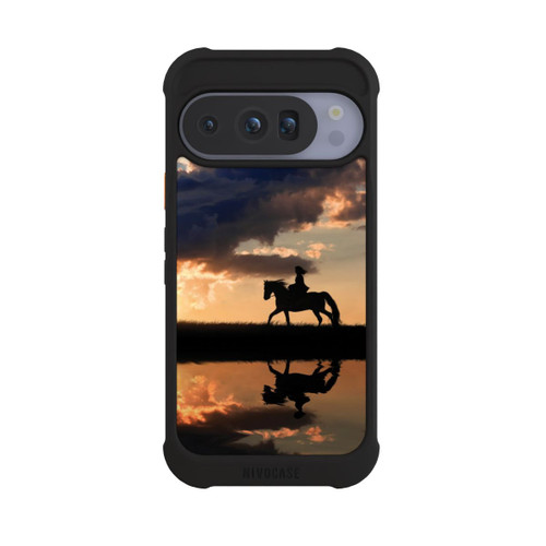 Google Pixel 10 Pro NIVOmax Ausritt im Sonnenuntergang