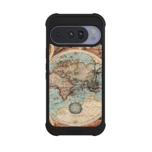 Google Pixel 10 Pro NIVOmax Vintage Weltkarte
