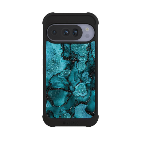Google Pixel 10 Pro NIVOmax Paillettes Bleues