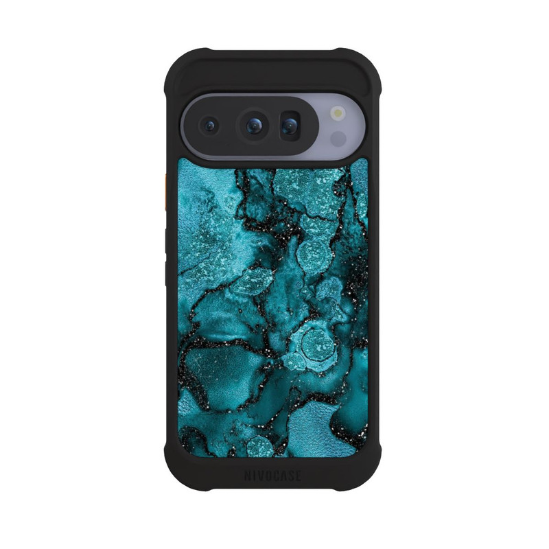 Pixel 10 Pro NIVOmax Paillettes Bleues