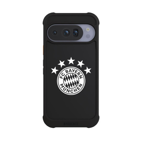 Google Pixel 10 Pro NIVOmax FCB Logo einfarbig mit Sternen - ohne Hintergrund